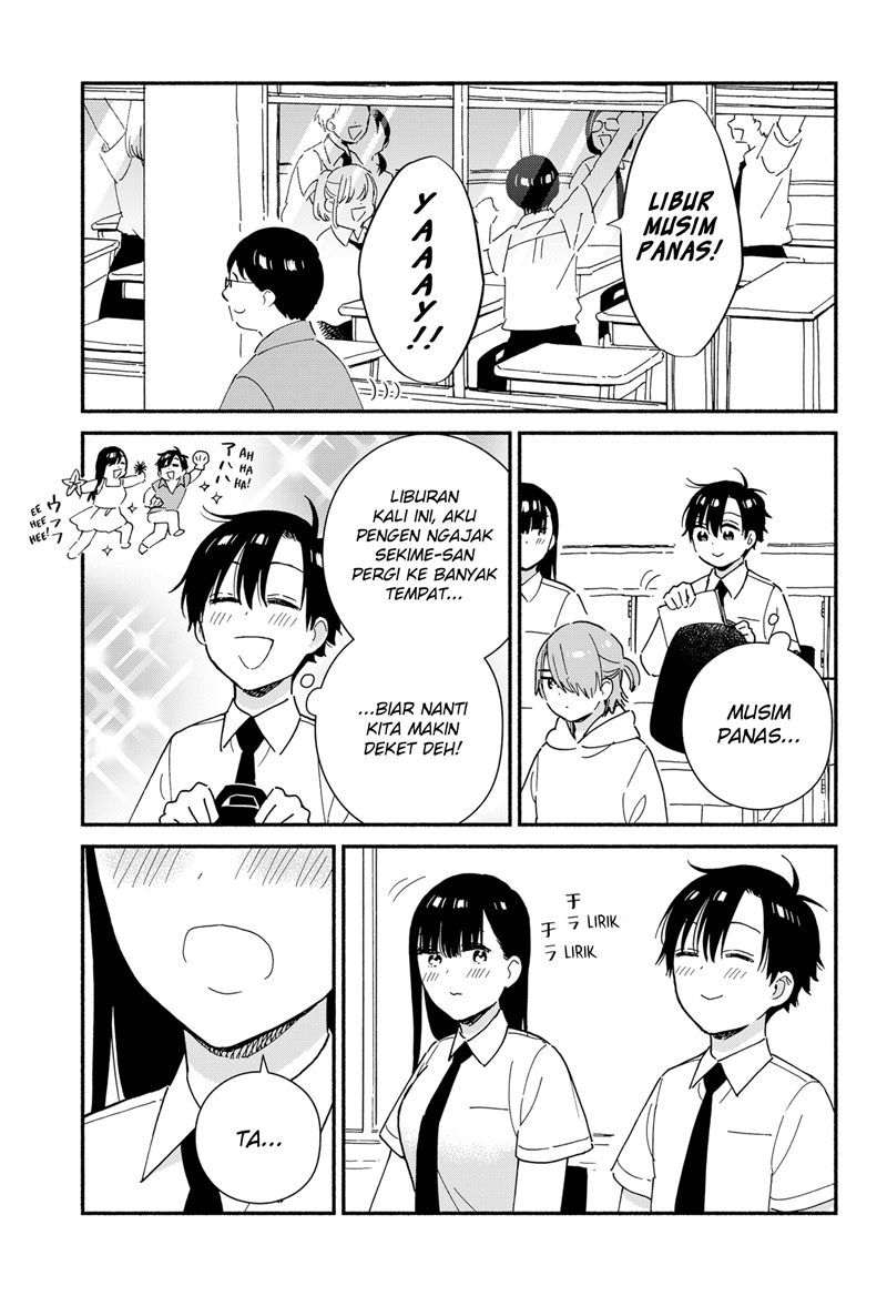 Sekimen Shinaide Sekime-san (Serialization) Chapter 26 - halaman 4