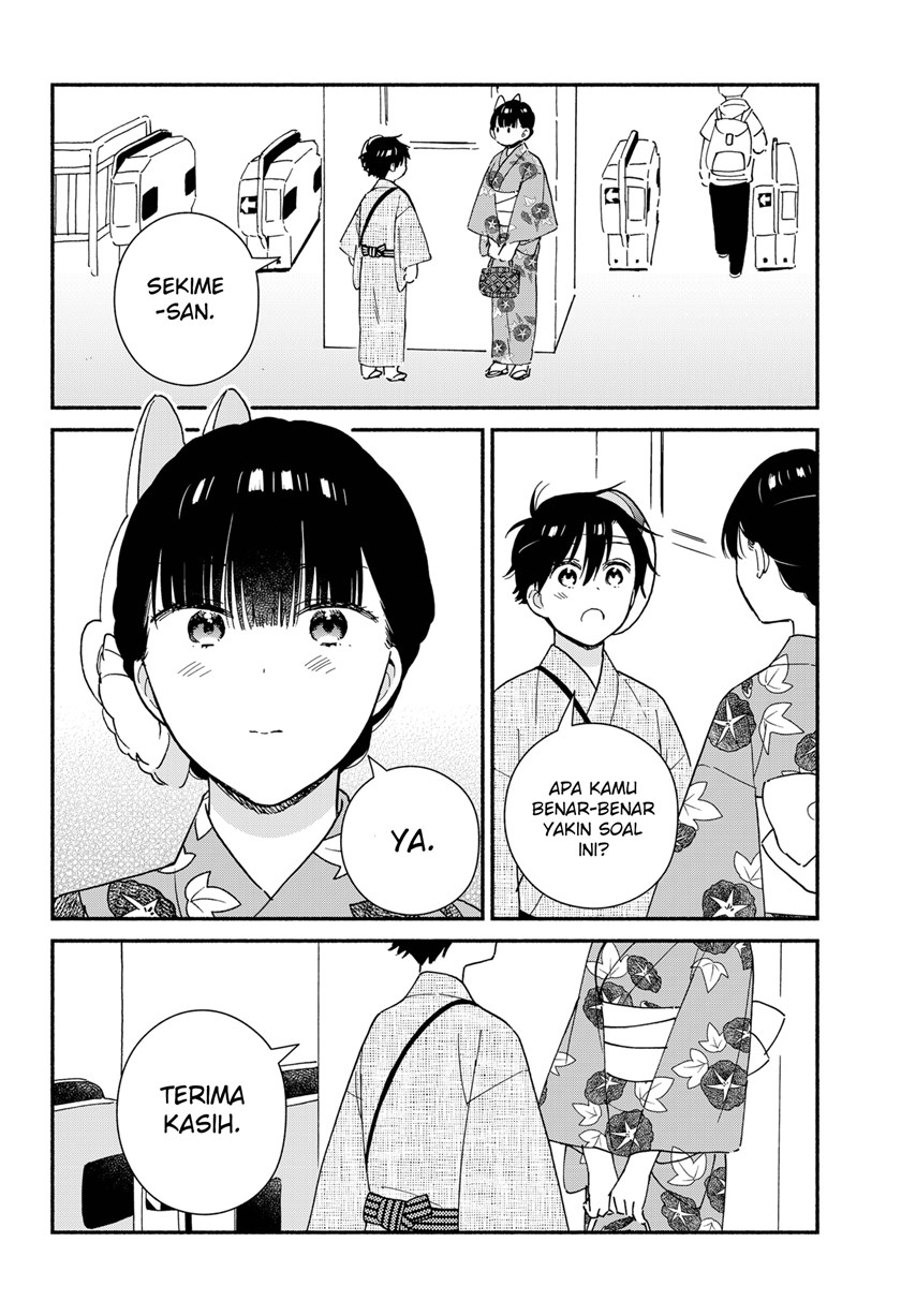 Sekimen Shinaide Sekime-san (Serialization) Chapter 28 - halaman 3