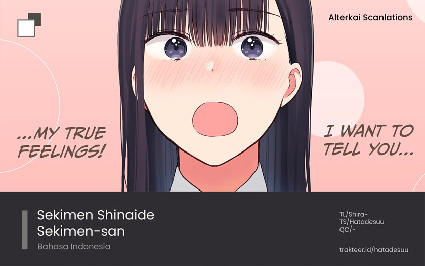 Sekimen Shinaide Sekime-san (Serialization) Chapter 29 - halaman 1