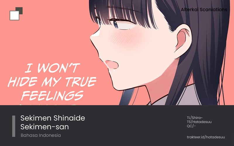 Sekimen Shinaide Sekime-san (Serialization) Chapter 30 - halaman 1