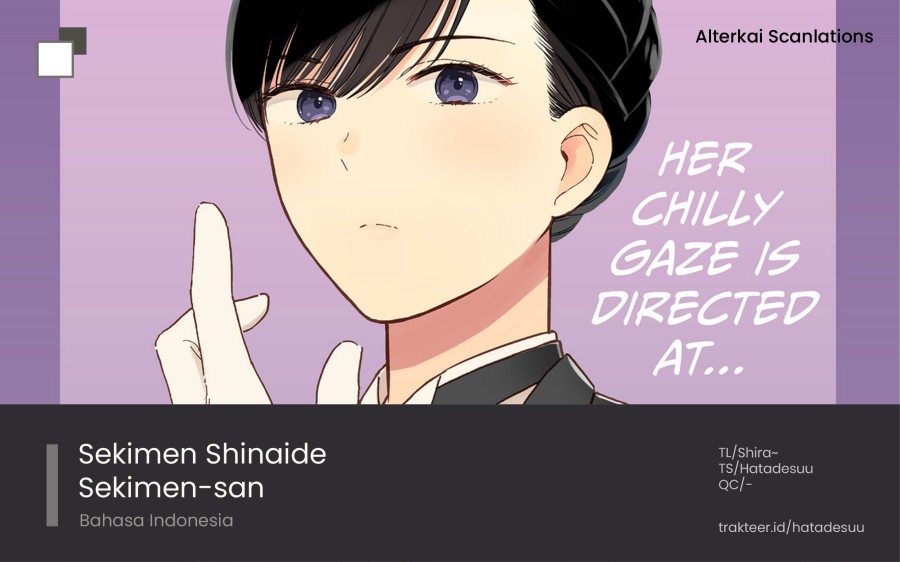 Sekimen Shinaide Sekime-san (Serialization) Chapter 32 - halaman 1