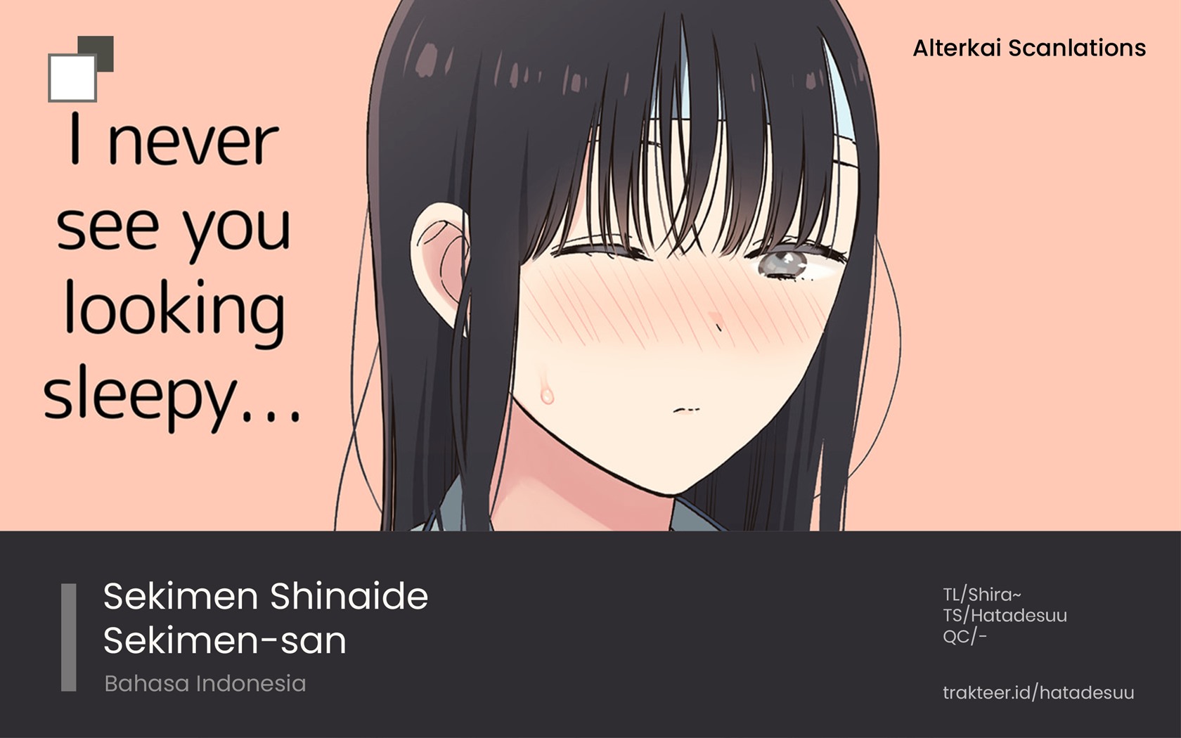 Sekimen Shinaide Sekime-san (Serialization) Chapter 37 - halaman 1