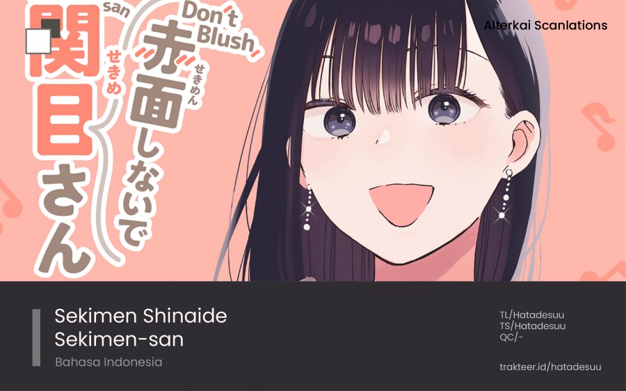 Sekimen Shinaide Sekime-san (Serialization) Chapter 38 - halaman 1