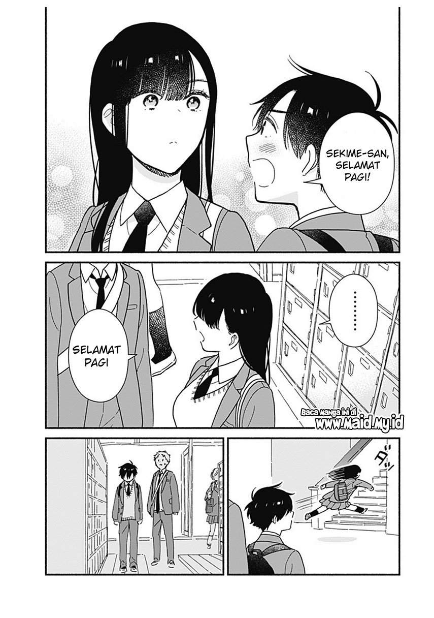 Sekimen Shinaide Sekime-san (Serialization) Chapter 4 - halaman 10