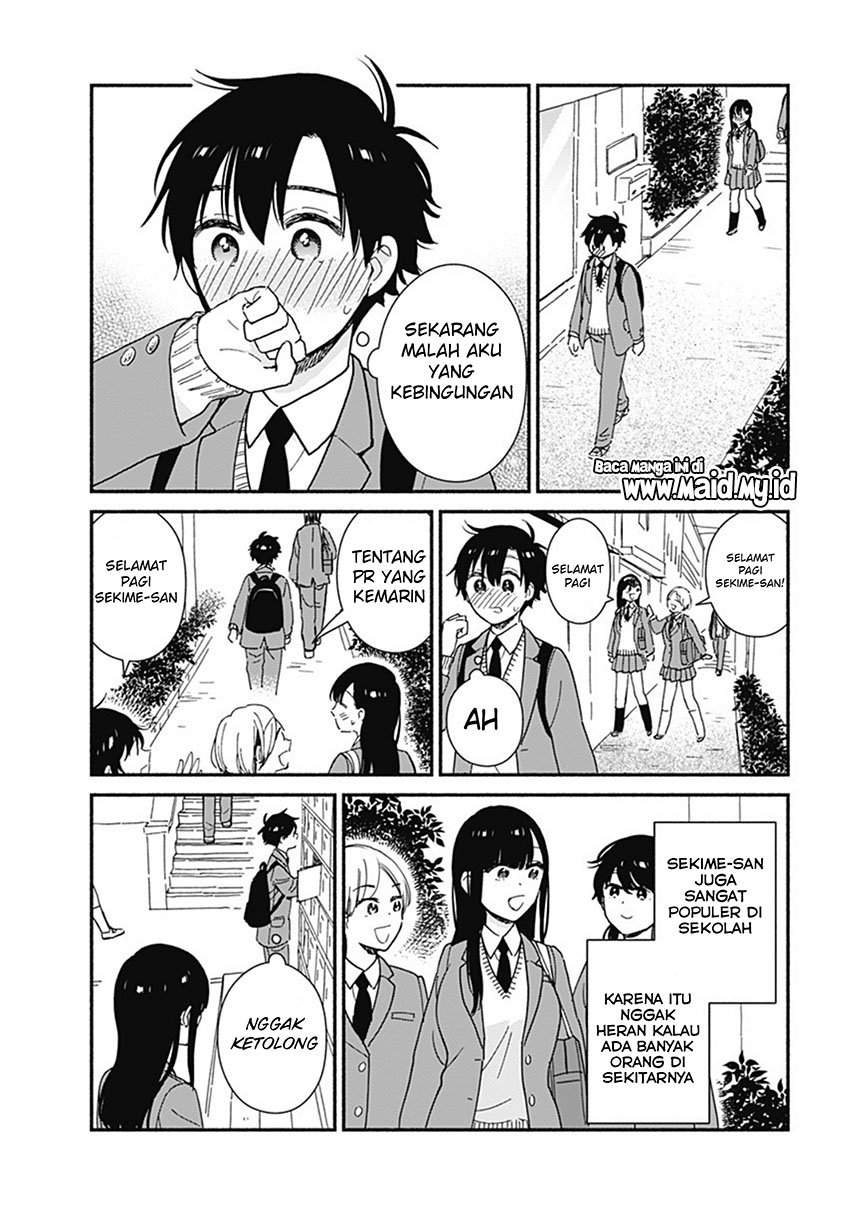 Sekimen Shinaide Sekime-san (Serialization) Chapter 4 - halaman 8