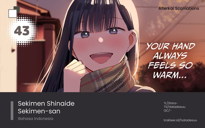 Sekimen Shinaide Sekime-san (Serialization) Chapter 43 - halaman 1