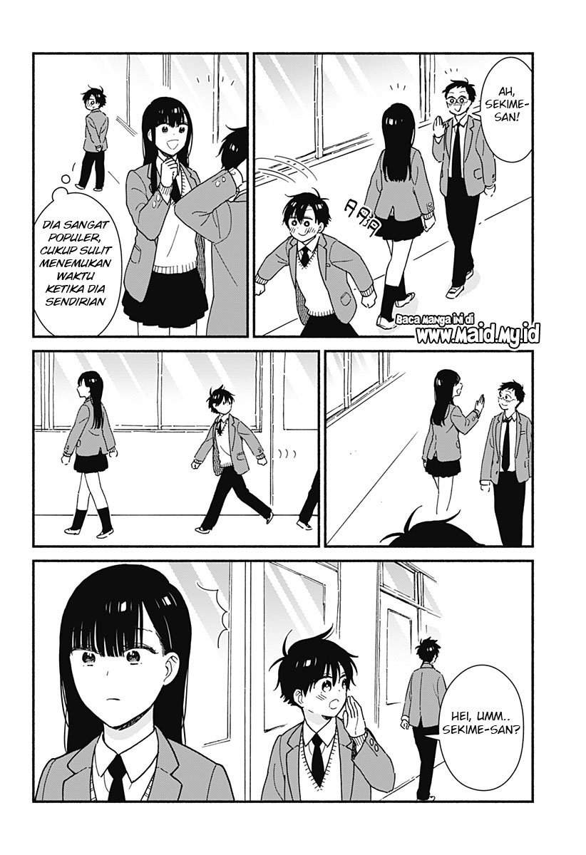 Sekimen Shinaide Sekime-san (Serialization) Chapter 5 - halaman 5