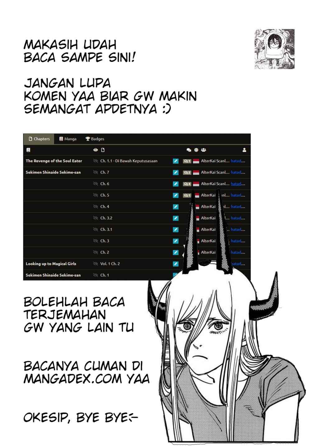 Sekimen Shinaide Sekime-san (Serialization) Chapter 8 - halaman 12