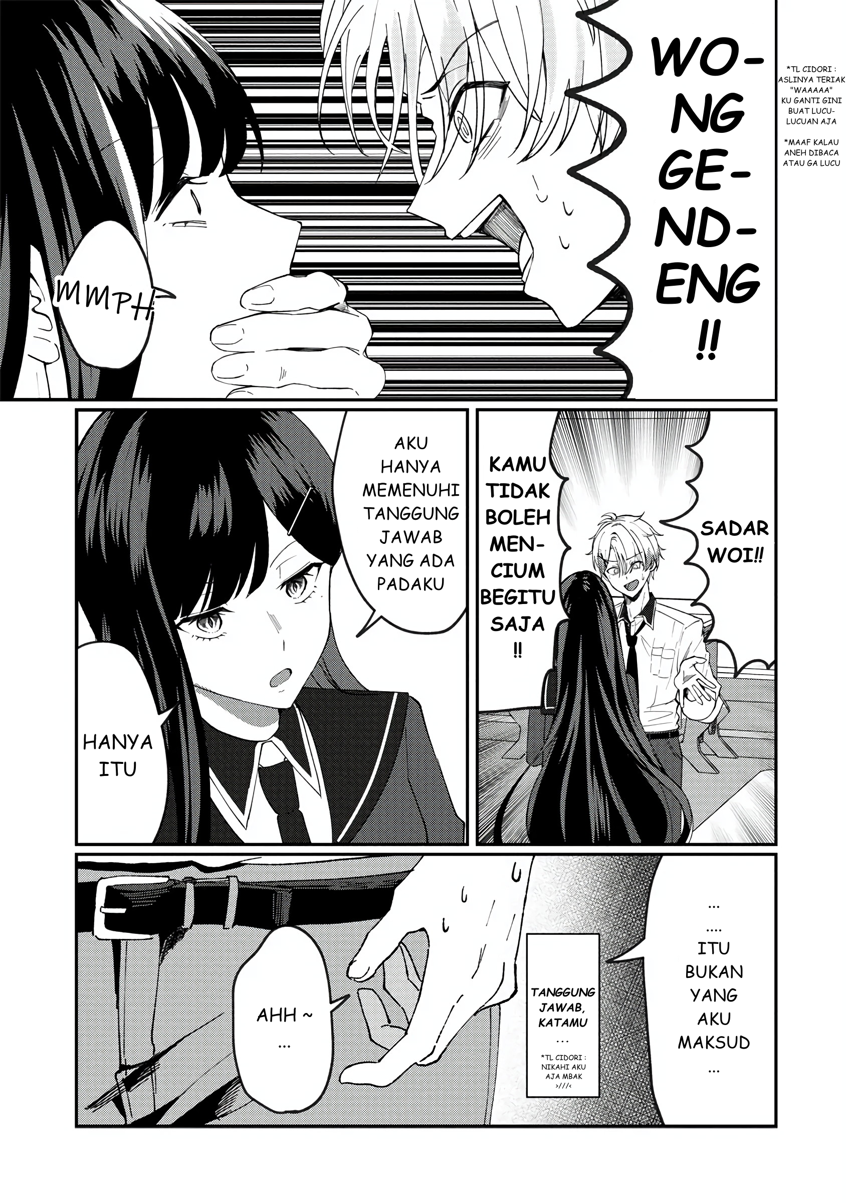 Sekinin Motte ne? Toujou-san Chapter 0 - halaman 21