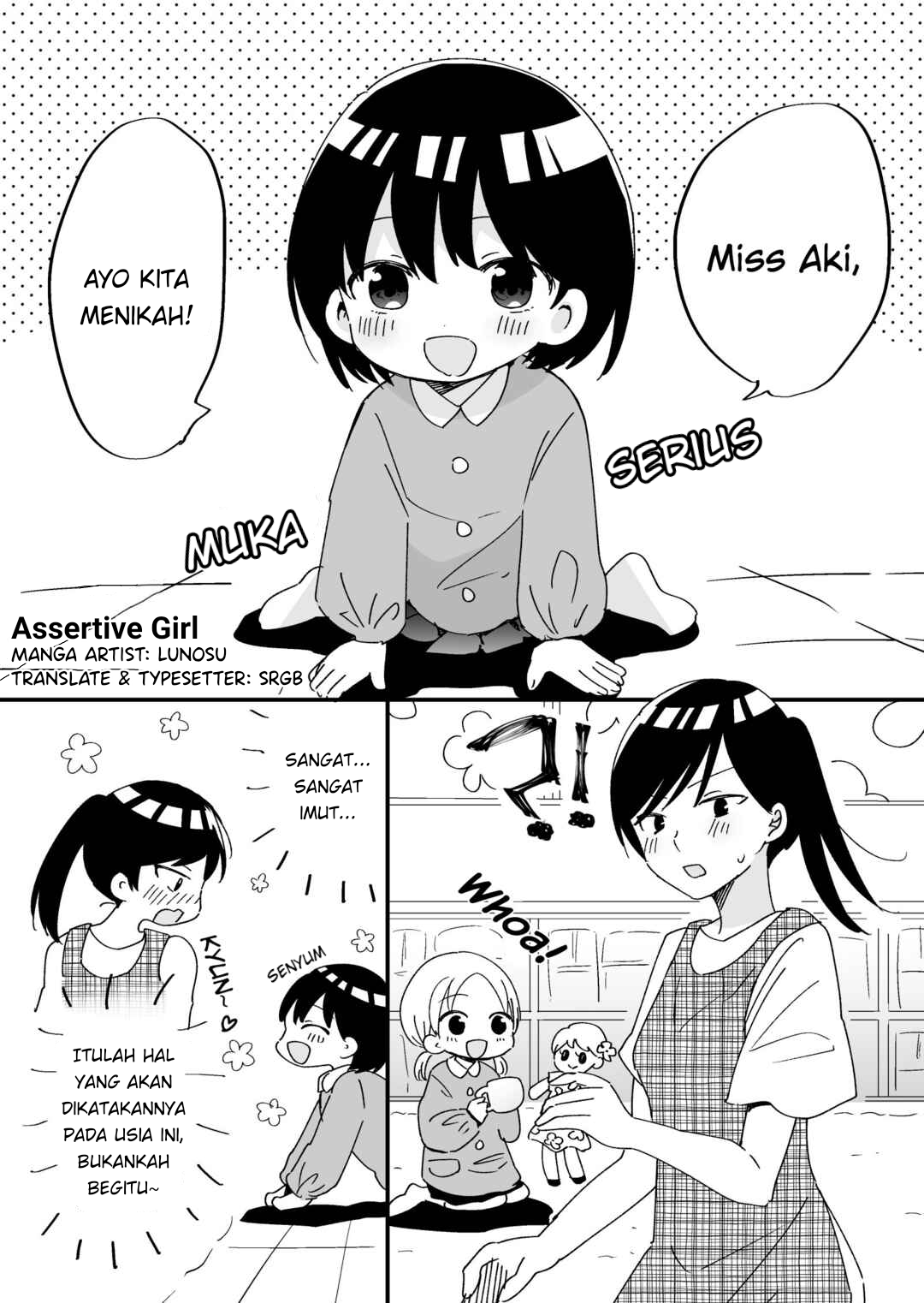 Sekkyokuteki na Youjo Chapter 0 - halaman 1