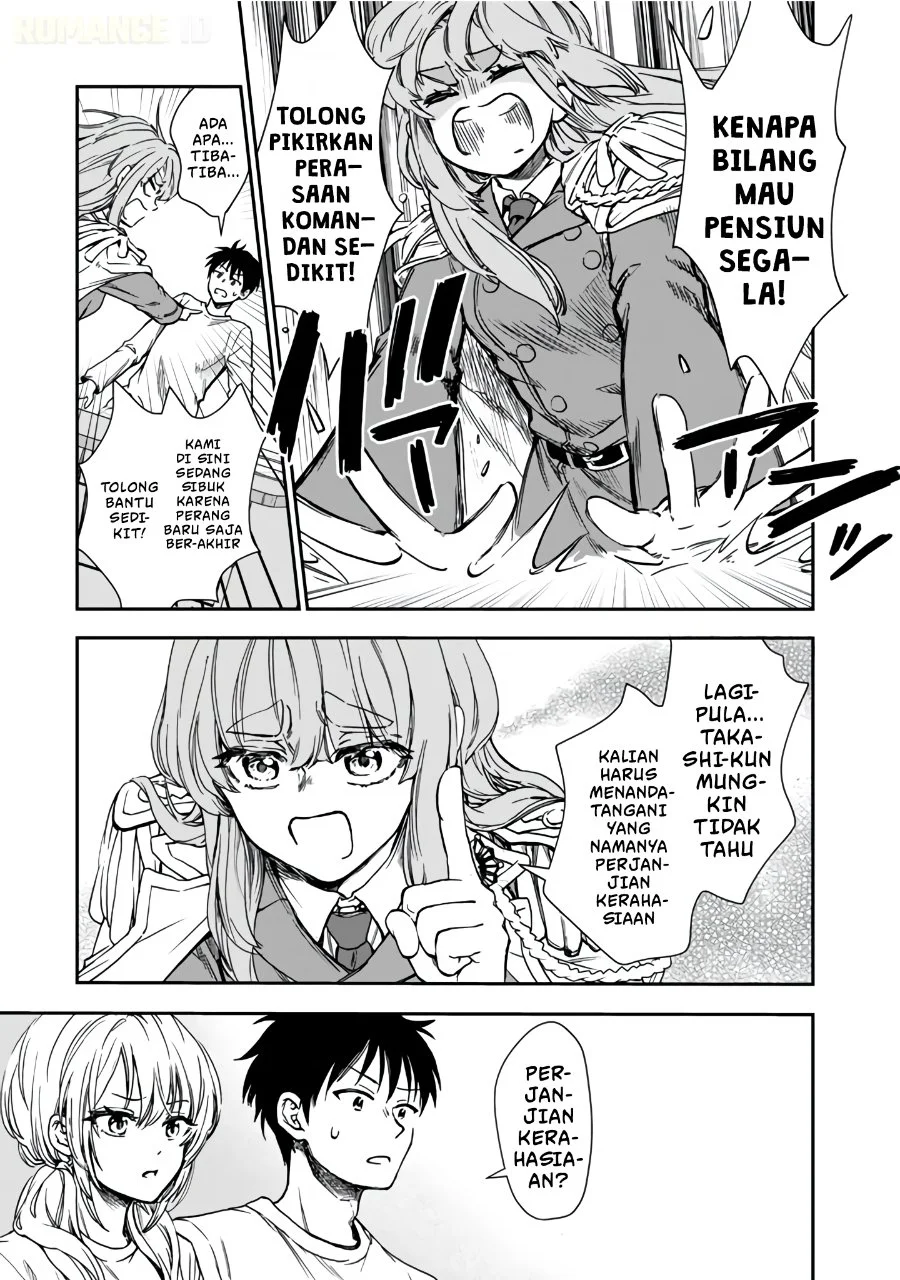Senchi kara Kaettekita Takashi-kun. Futsuu ni Koukou Seikatsu wo Okuritai Chapter 1 - halaman 21