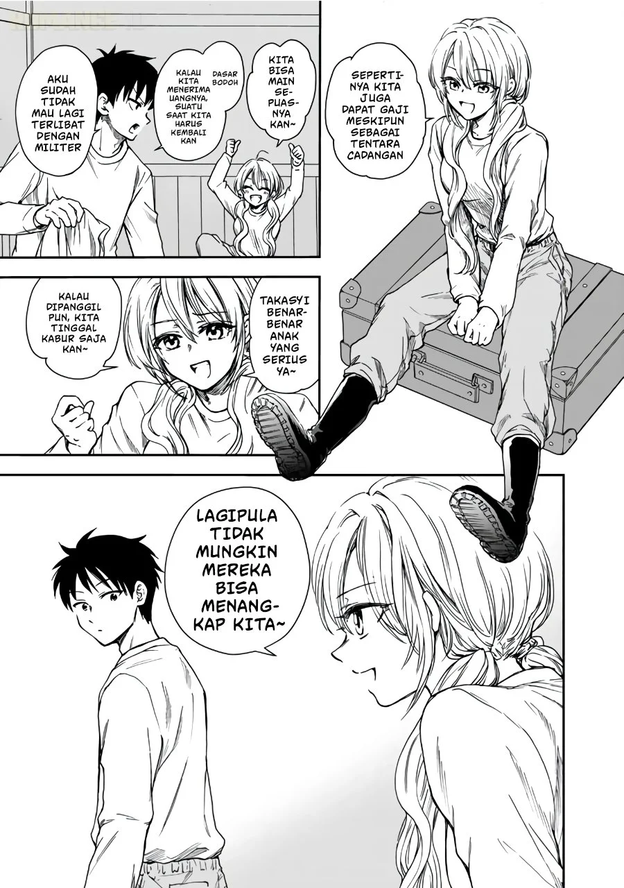 Senchi kara Kaettekita Takashi-kun. Futsuu ni Koukou Seikatsu wo Okuritai Chapter 1 - halaman 27