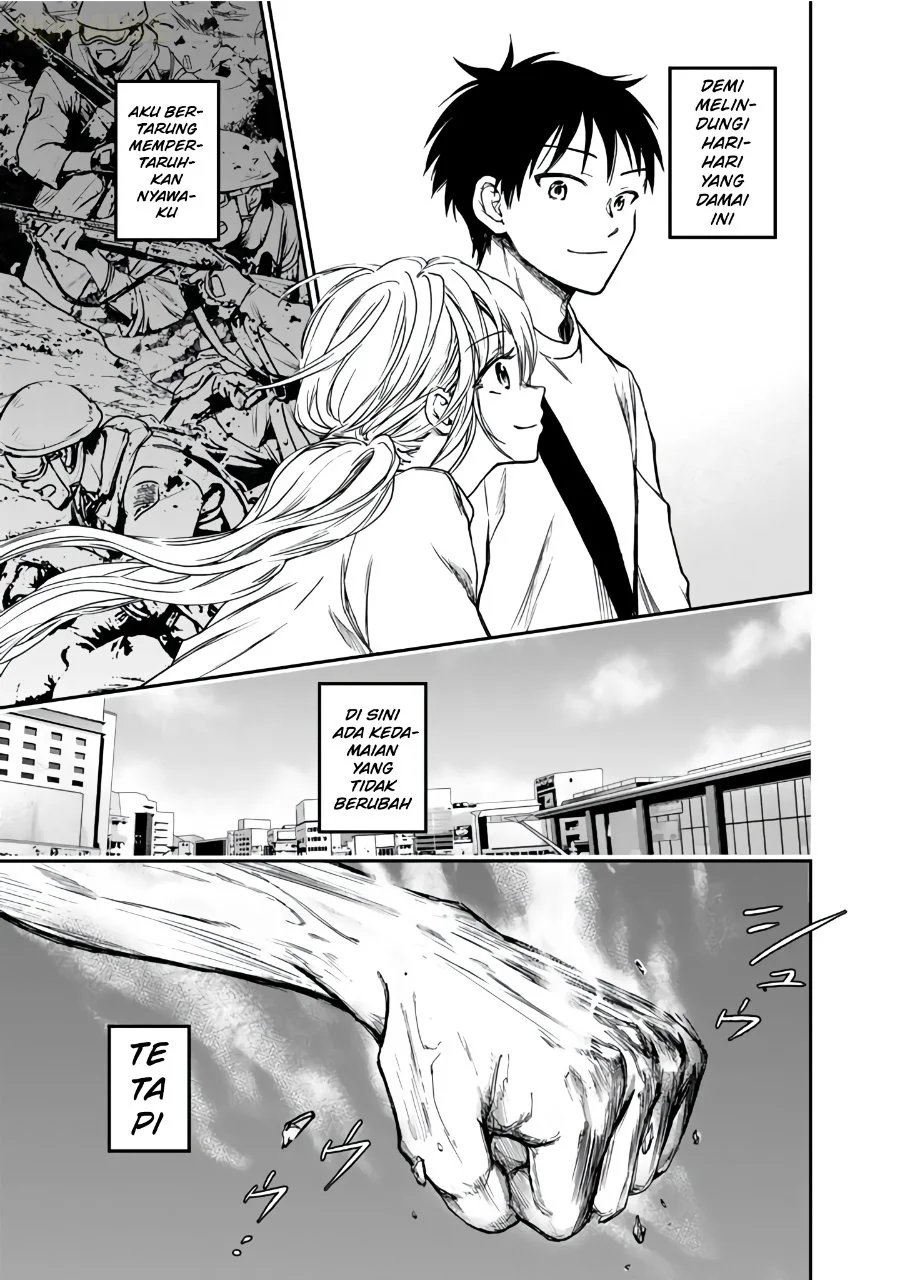 Senchi kara Kaettekita Takashi-kun. Futsuu ni Koukou Seikatsu wo Okuritai Chapter 1 - halaman 33