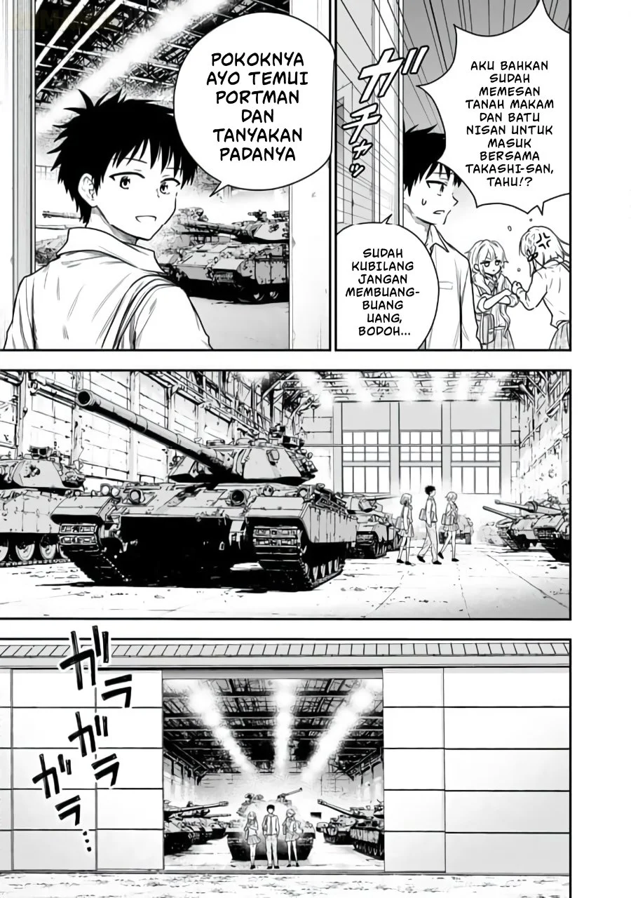 Senchi kara Kaettekita Takashi-kun. Futsuu ni Koukou Seikatsu wo Okuritai Chapter 14 - halaman 12