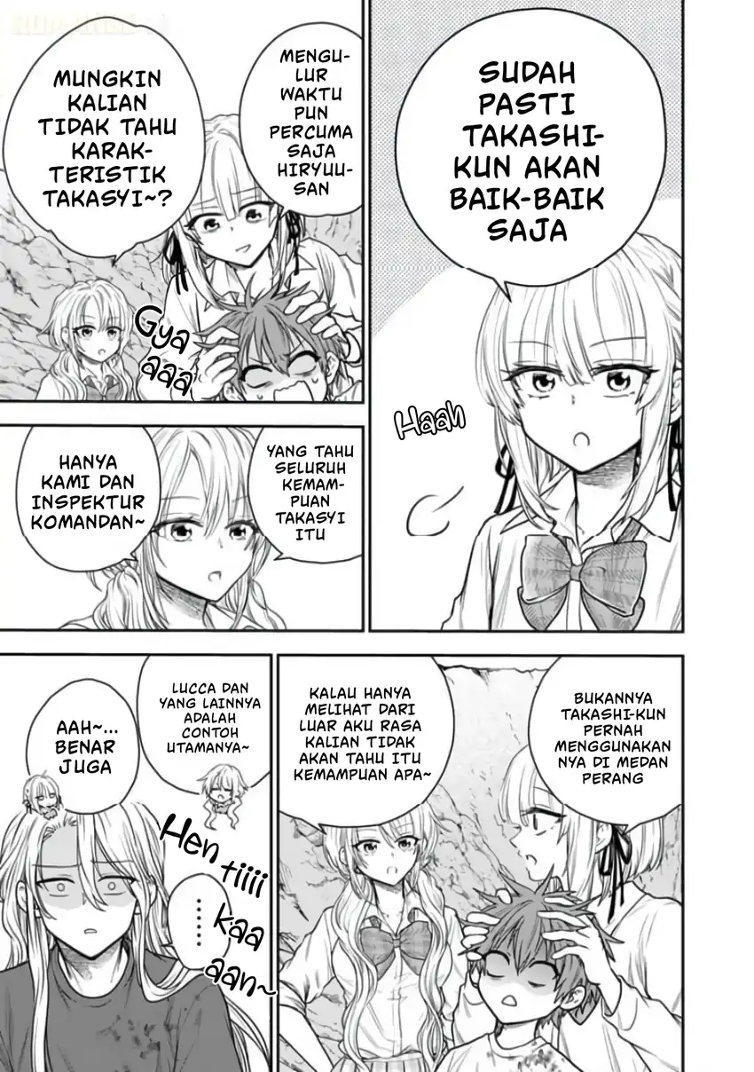 Senchi kara Kaettekita Takashi-kun. Futsuu ni Koukou Seikatsu wo Okuritai Chapter 15 - halaman 16