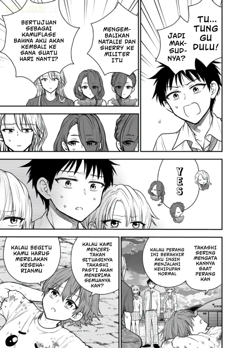 Senchi kara Kaettekita Takashi-kun. Futsuu ni Koukou Seikatsu wo Okuritai Chapter 15 - halaman 32