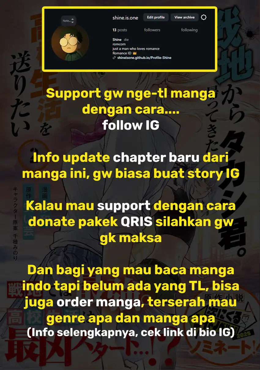 Senchi kara Kaettekita Takashi-kun. Futsuu ni Koukou Seikatsu wo Okuritai Chapter 15 - halaman 39