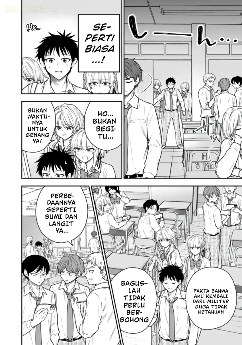 Senchi kara Kaettekita Takashi-kun. Futsuu ni Koukou Seikatsu wo Okuritai Chapter 16 - halaman 15