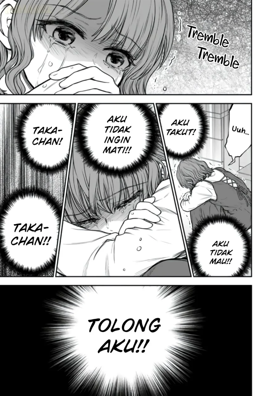 Senchi kara Kaettekita Takashi-kun. Futsuu ni Koukou Seikatsu wo Okuritai Chapter 17 - halaman 34
