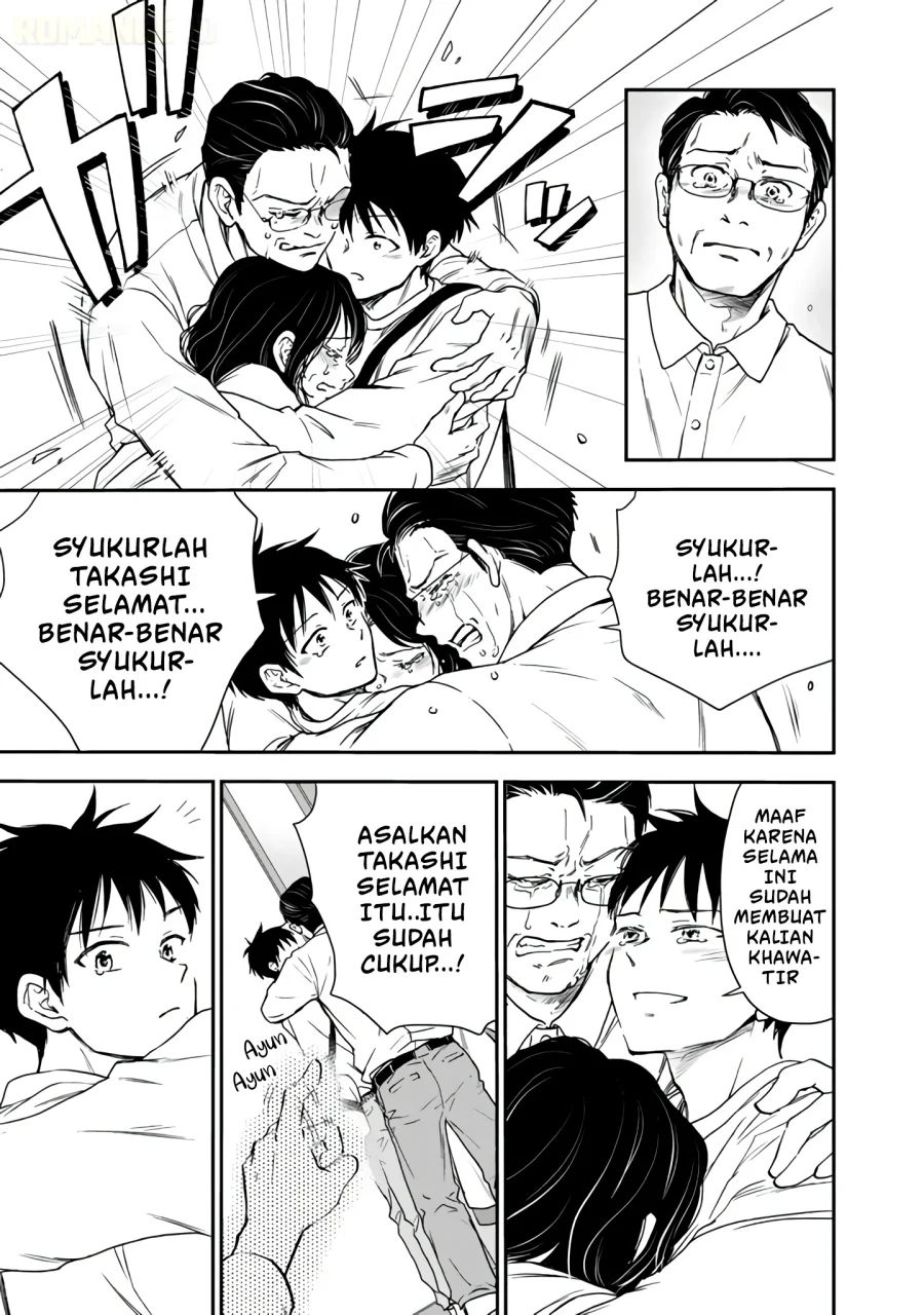 Senchi kara Kaettekita Takashi-kun. Futsuu ni Koukou Seikatsu wo Okuritai Chapter 2 - halaman 20
