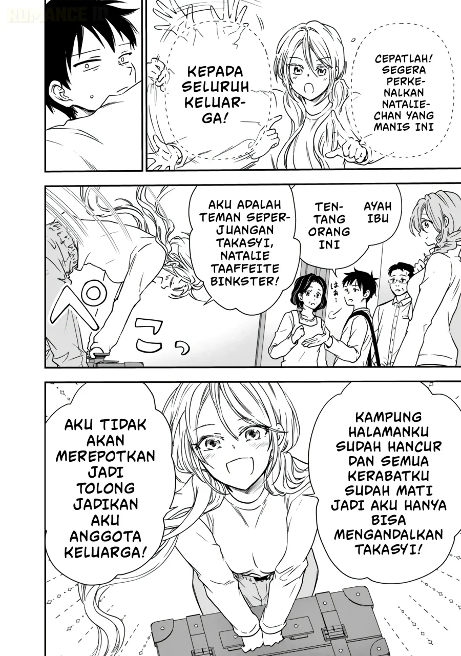 Senchi kara Kaettekita Takashi-kun. Futsuu ni Koukou Seikatsu wo Okuritai Chapter 2 - halaman 21