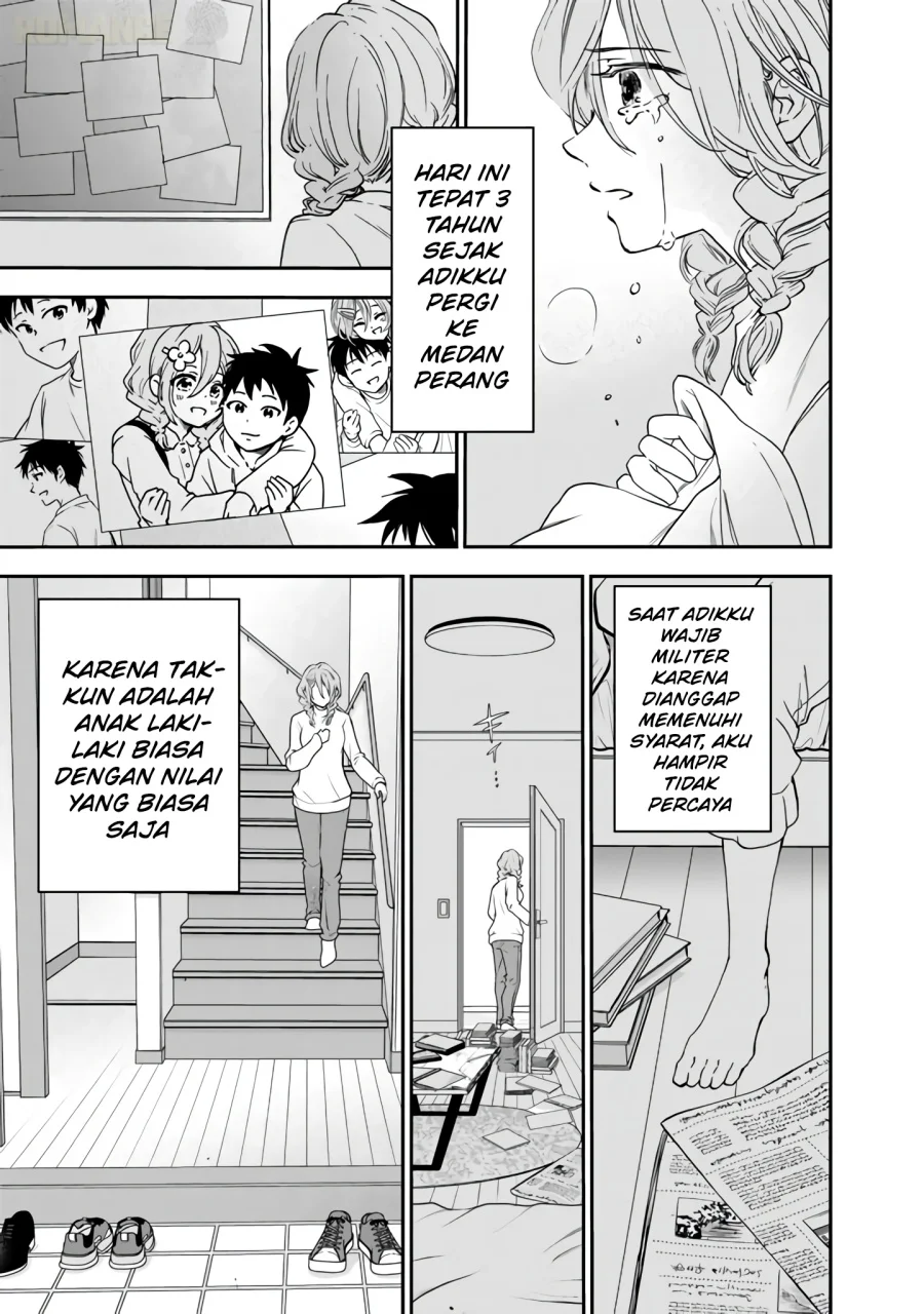 Senchi kara Kaettekita Takashi-kun. Futsuu ni Koukou Seikatsu wo Okuritai Chapter 2 - halaman 4