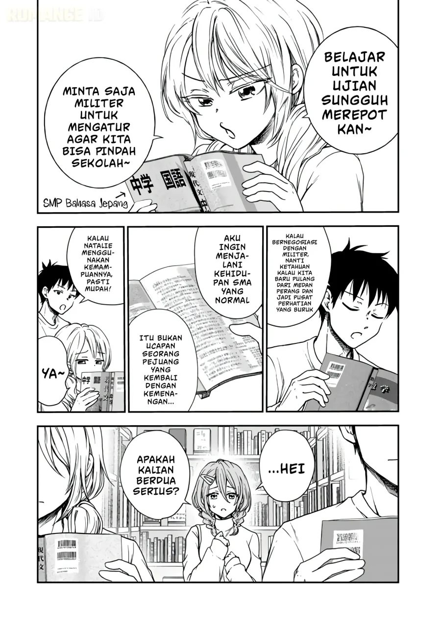 Senchi kara Kaettekita Takashi-kun. Futsuu ni Koukou Seikatsu wo Okuritai Chapter 3 - halaman 2
