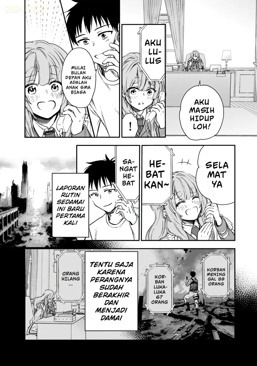 Senchi kara Kaettekita Takashi-kun. Futsuu ni Koukou Seikatsu wo Okuritai Chapter 5 - halaman 31