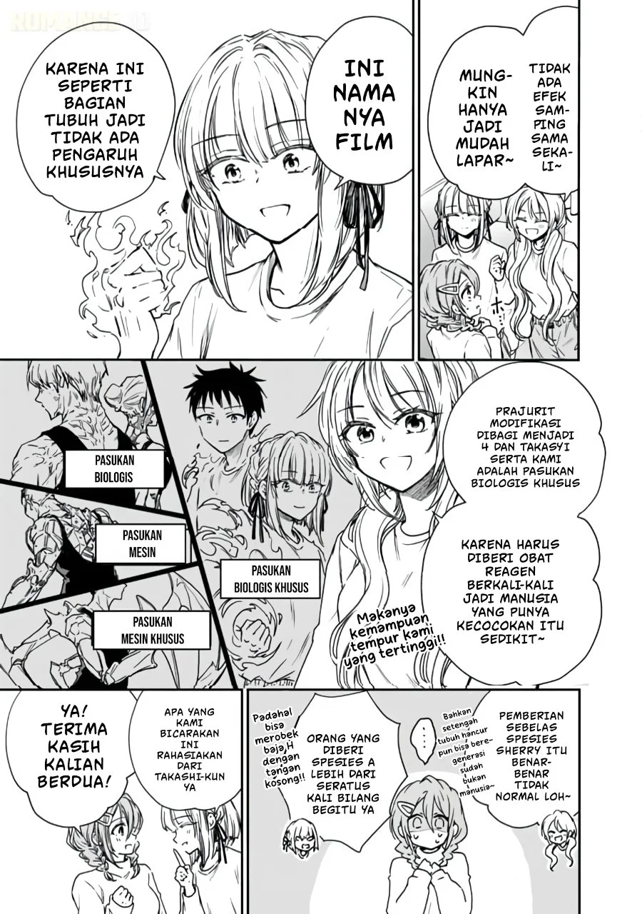 Senchi kara Kaettekita Takashi-kun. Futsuu ni Koukou Seikatsu wo Okuritai Chapter 7 - halaman 16