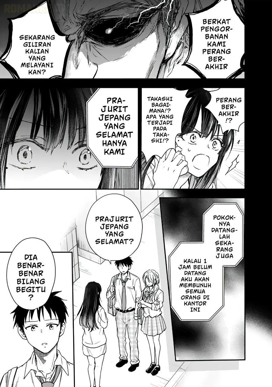Senchi kara Kaettekita Takashi-kun. Futsuu ni Koukou Seikatsu wo Okuritai Chapter 7 - halaman 30
