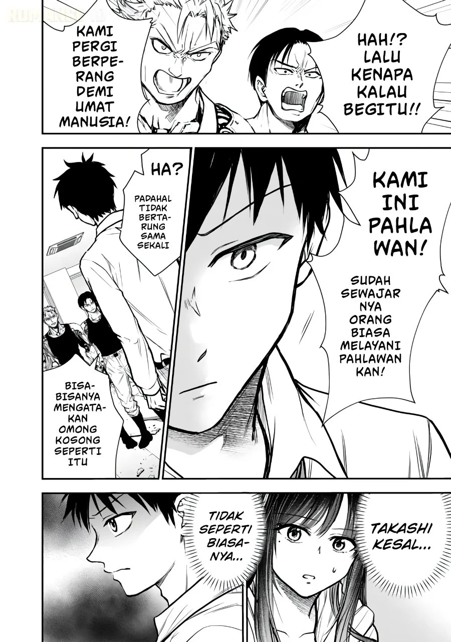 Senchi kara Kaettekita Takashi-kun. Futsuu ni Koukou Seikatsu wo Okuritai Chapter 8 - halaman 13