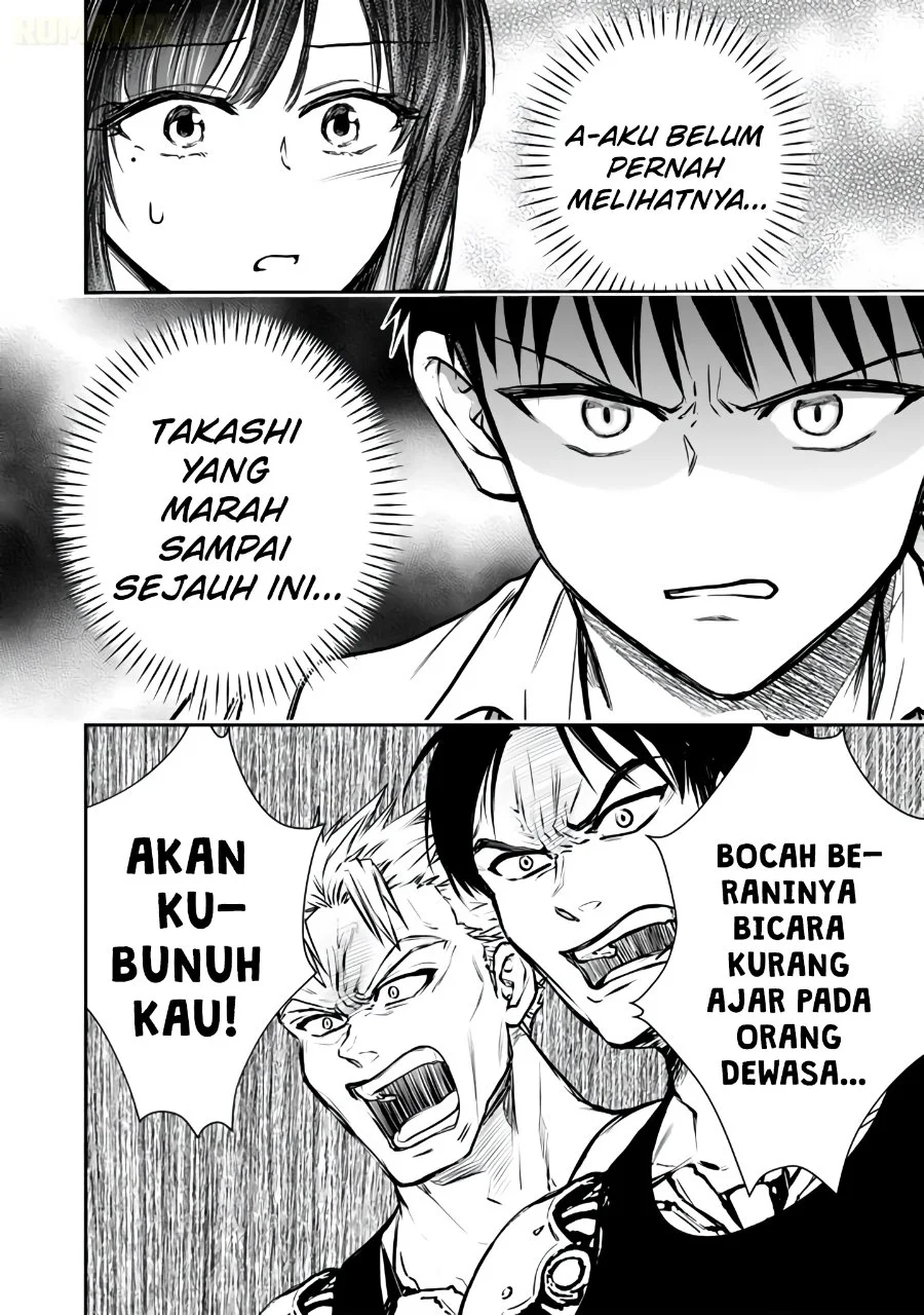 Senchi kara Kaettekita Takashi-kun. Futsuu ni Koukou Seikatsu wo Okuritai Chapter 8 - halaman 15