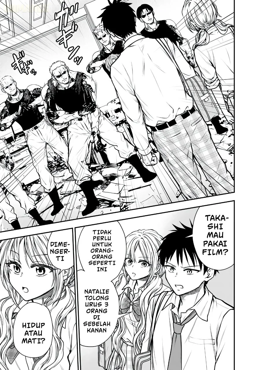 Senchi kara Kaettekita Takashi-kun. Futsuu ni Koukou Seikatsu wo Okuritai Chapter 8 - halaman 16