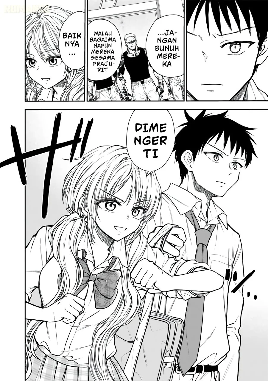 Senchi kara Kaettekita Takashi-kun. Futsuu ni Koukou Seikatsu wo Okuritai Chapter 8 - halaman 17