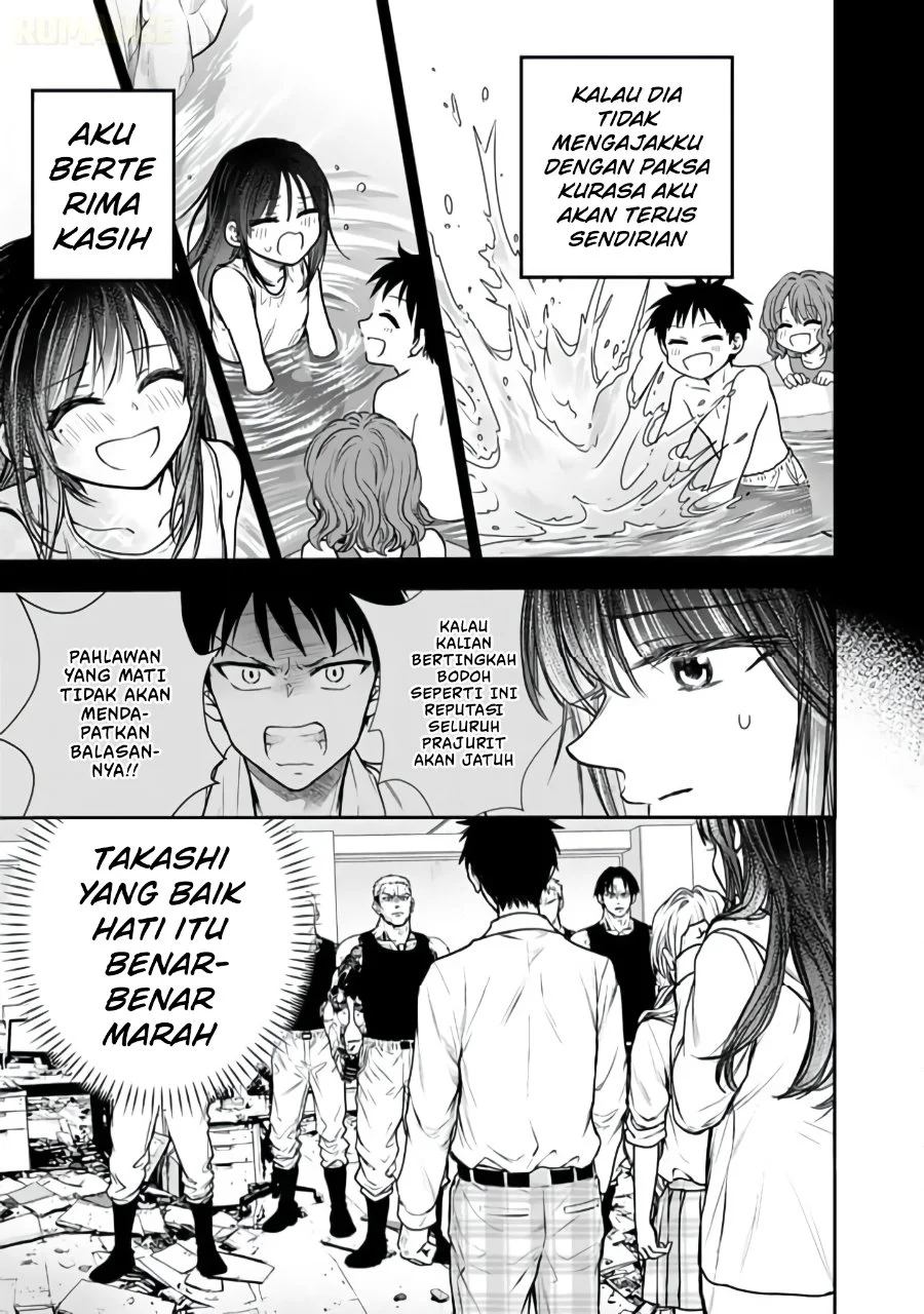 Senchi kara Kaettekita Takashi-kun. Futsuu ni Koukou Seikatsu wo Okuritai Chapter 8 - halaman 22