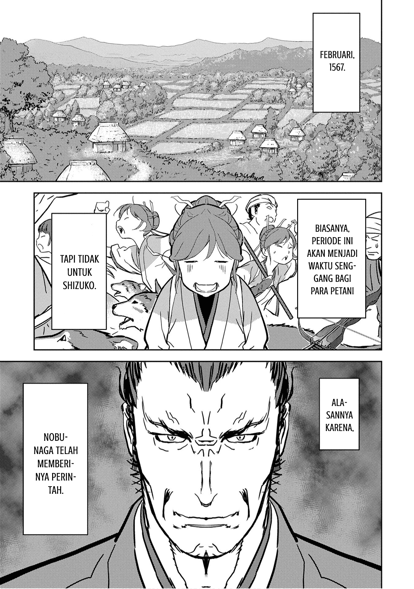 Sengoku Komachi Kuroutan: Noukou Giga Chapter 11 - halaman 4