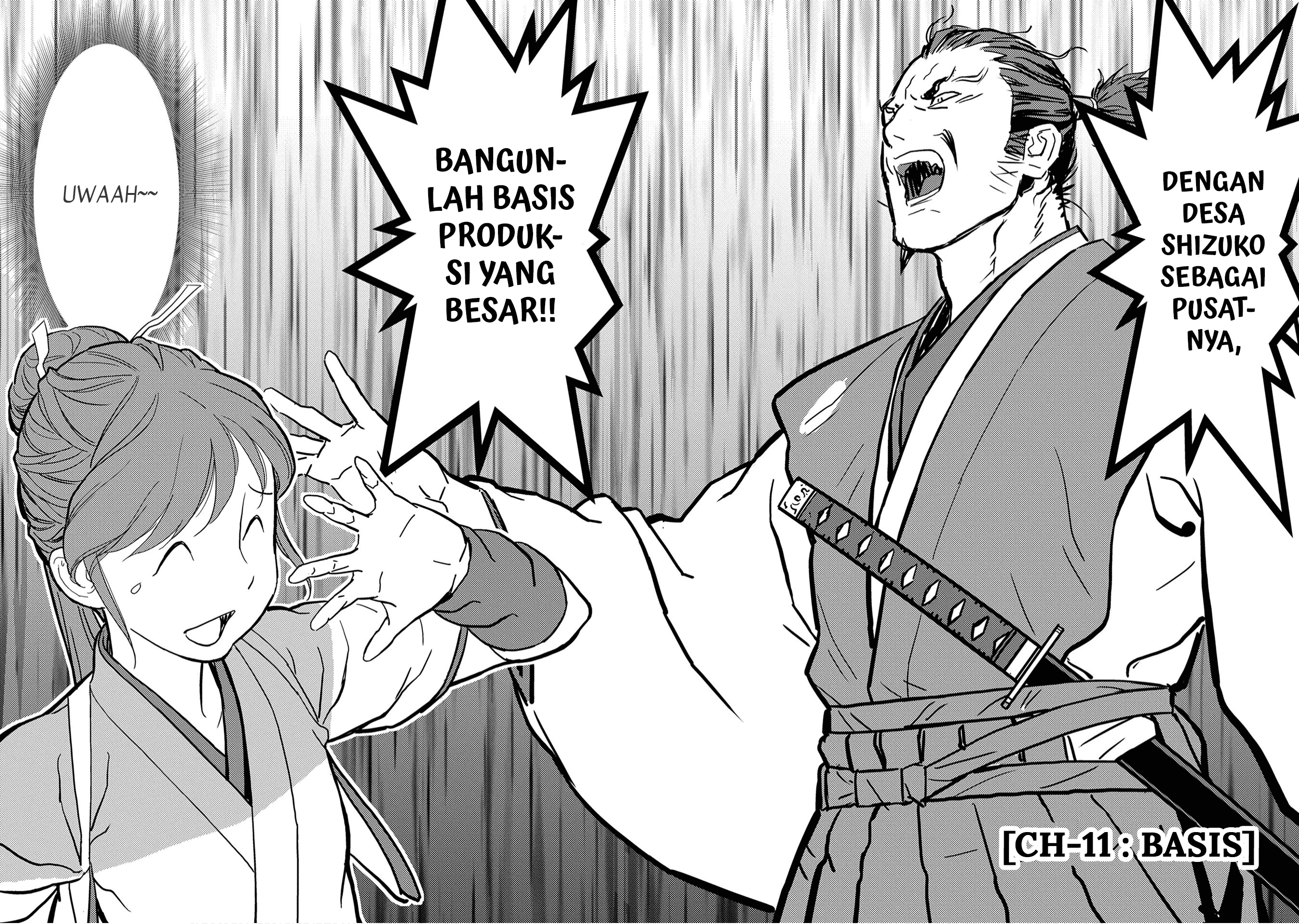 Sengoku Komachi Kuroutan: Noukou Giga Chapter 11 - halaman 5