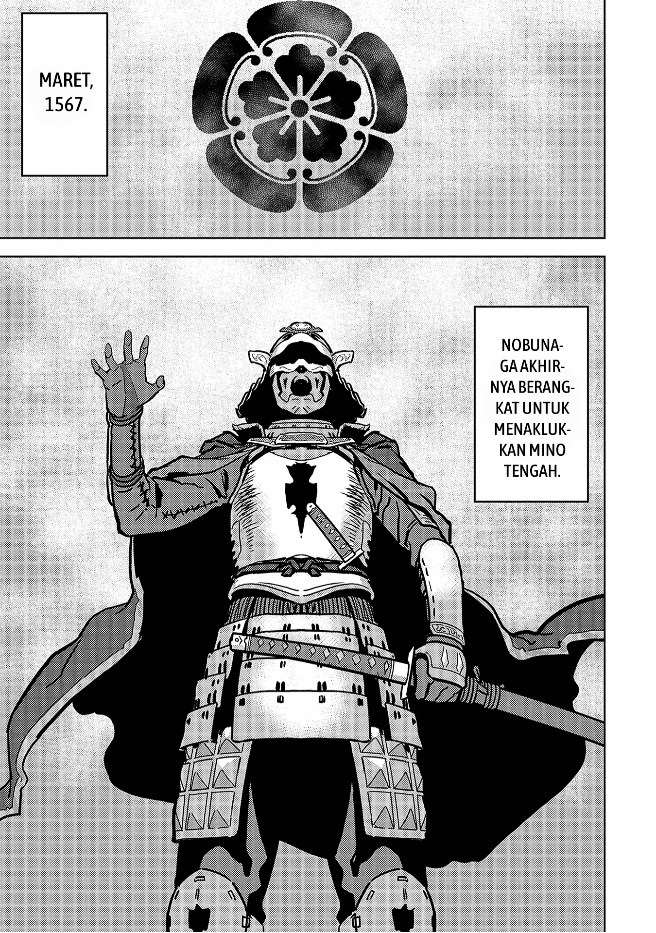 Sengoku Komachi Kuroutan: Noukou Giga Chapter 12 - halaman 3