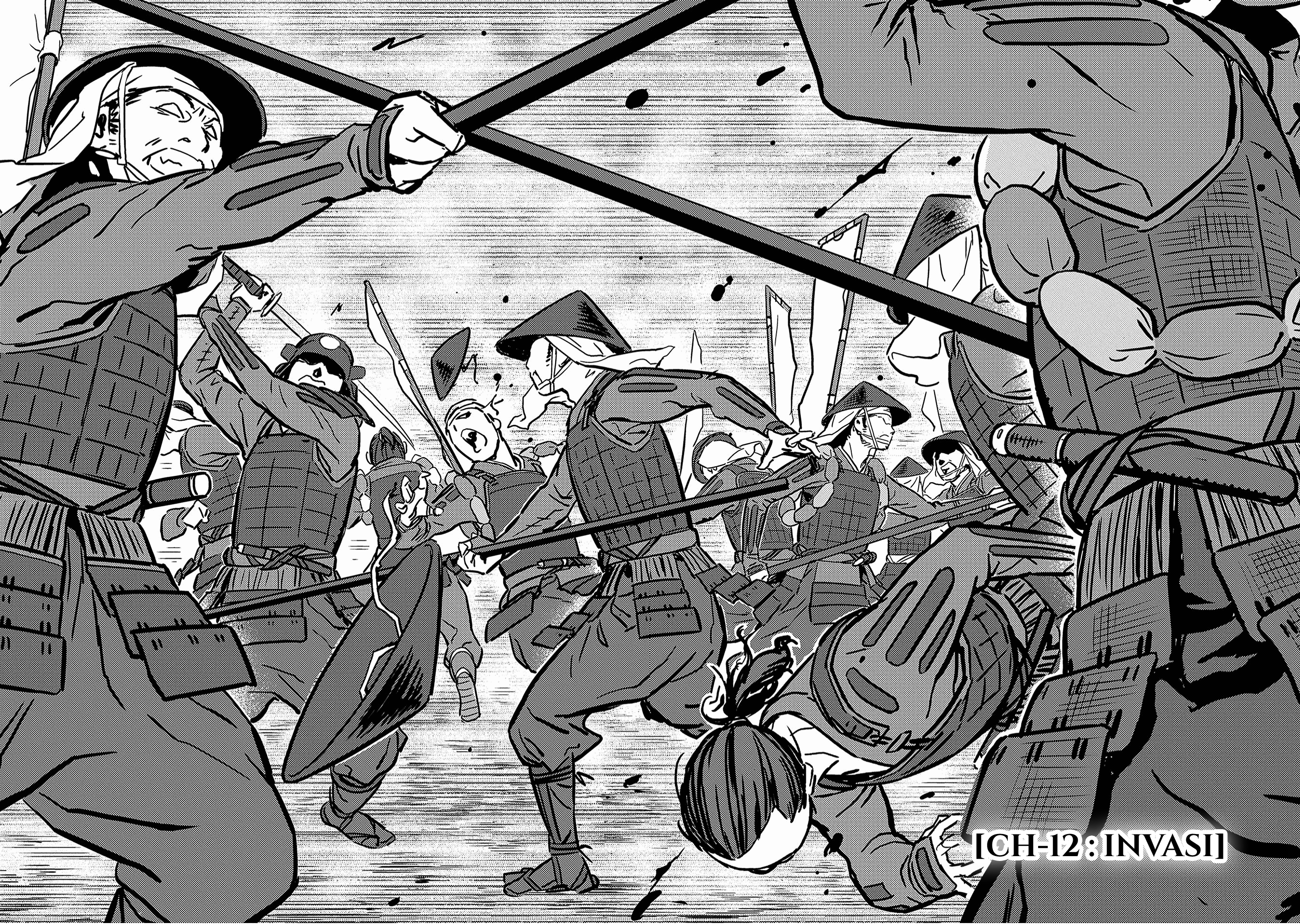 Sengoku Komachi Kuroutan: Noukou Giga Chapter 12 - halaman 4