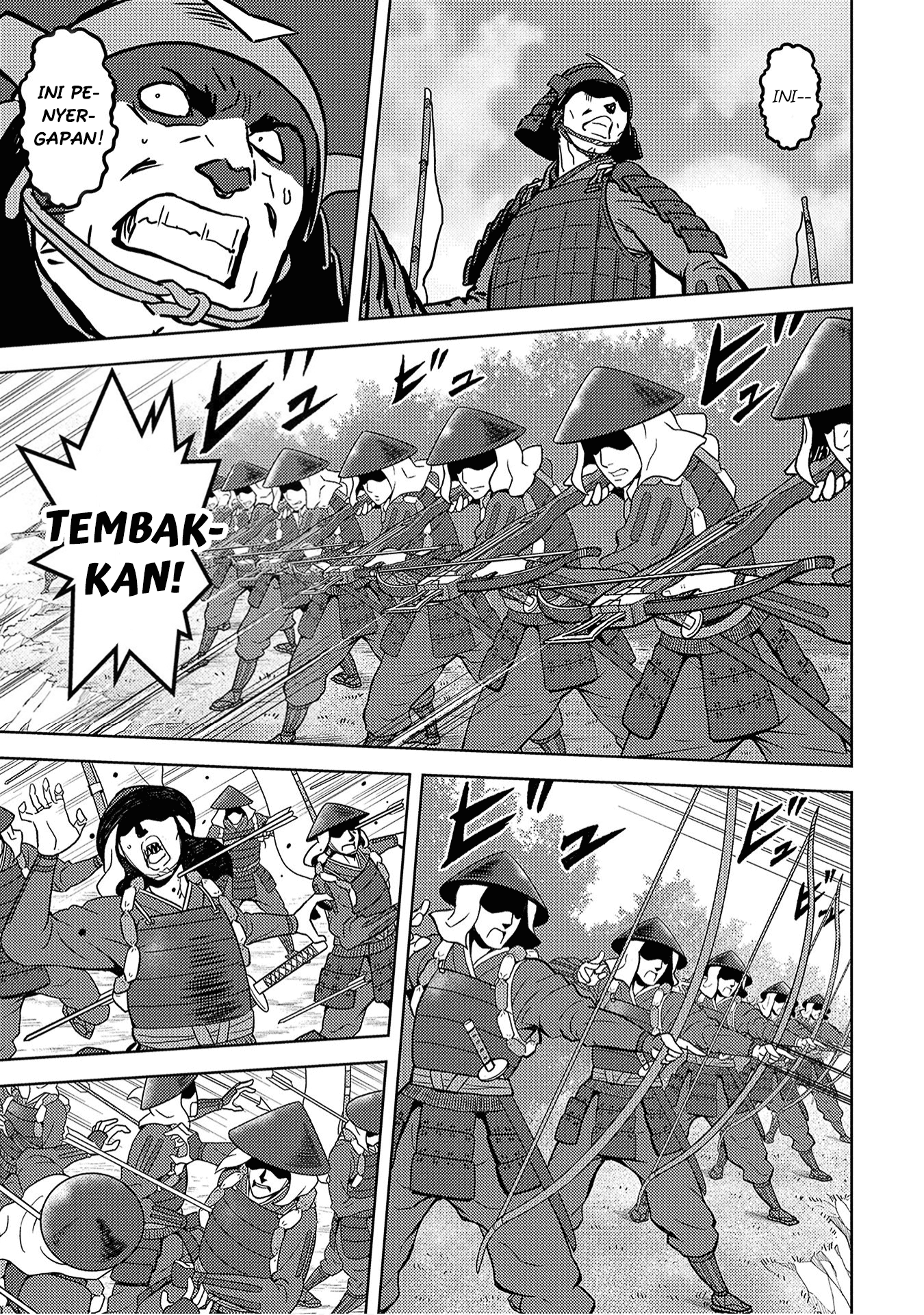 Sengoku Komachi Kuroutan: Noukou Giga Chapter 12 - halaman 8
