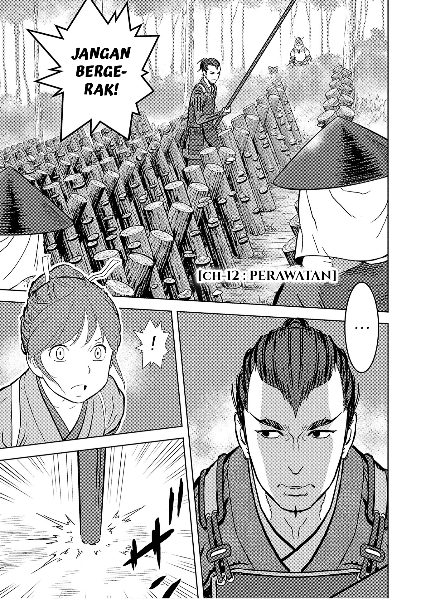 Sengoku Komachi Kuroutan: Noukou Giga Chapter 13 - halaman 3