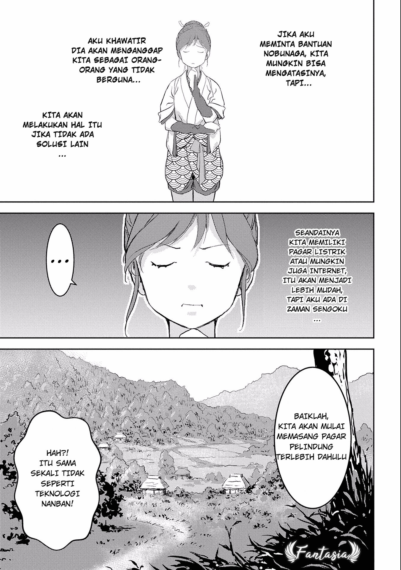 Sengoku Komachi Kuroutan: Noukou Giga Chapter 3 - halaman 9