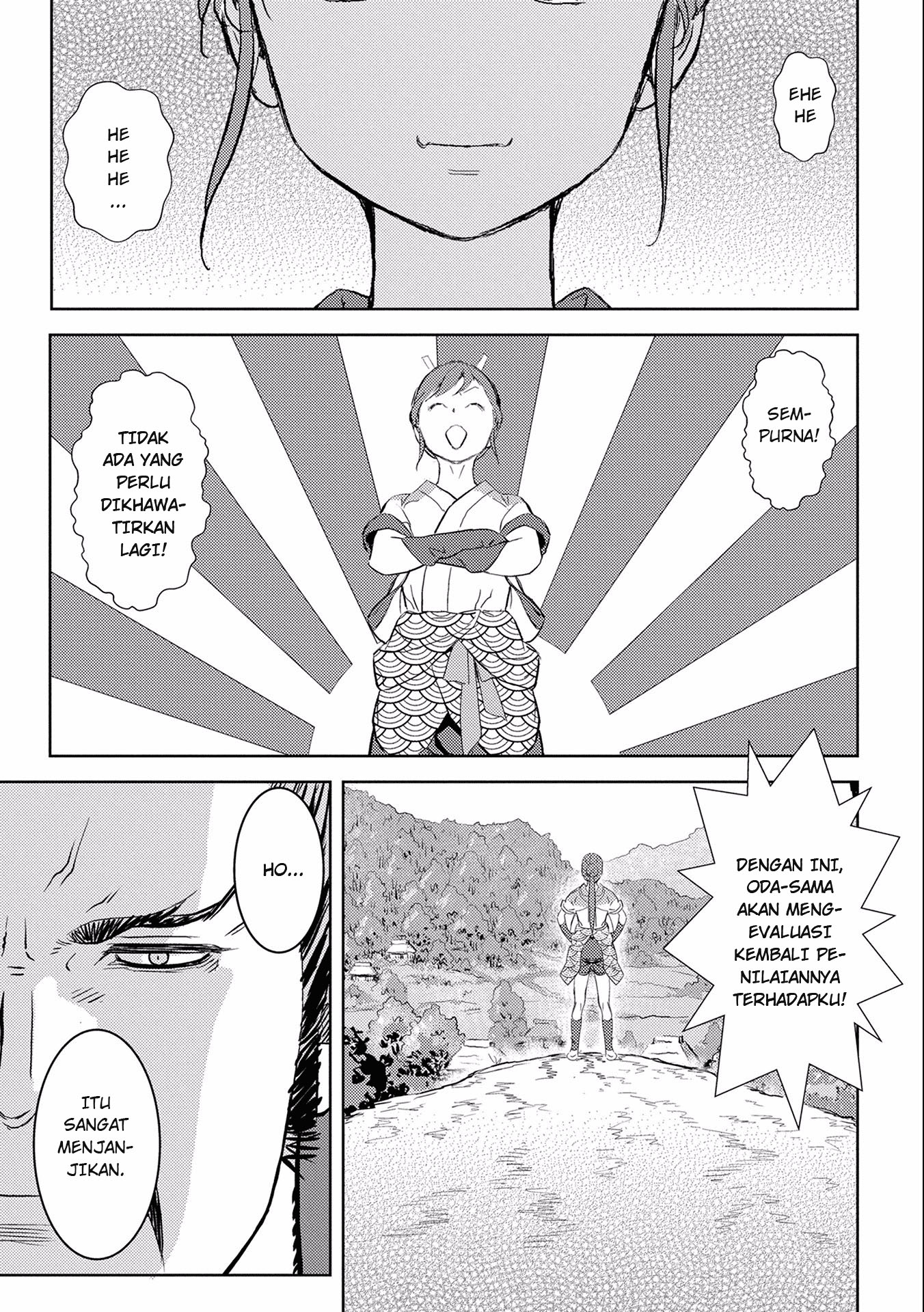 Sengoku Komachi Kuroutan: Noukou Giga Chapter 4 - halaman 13