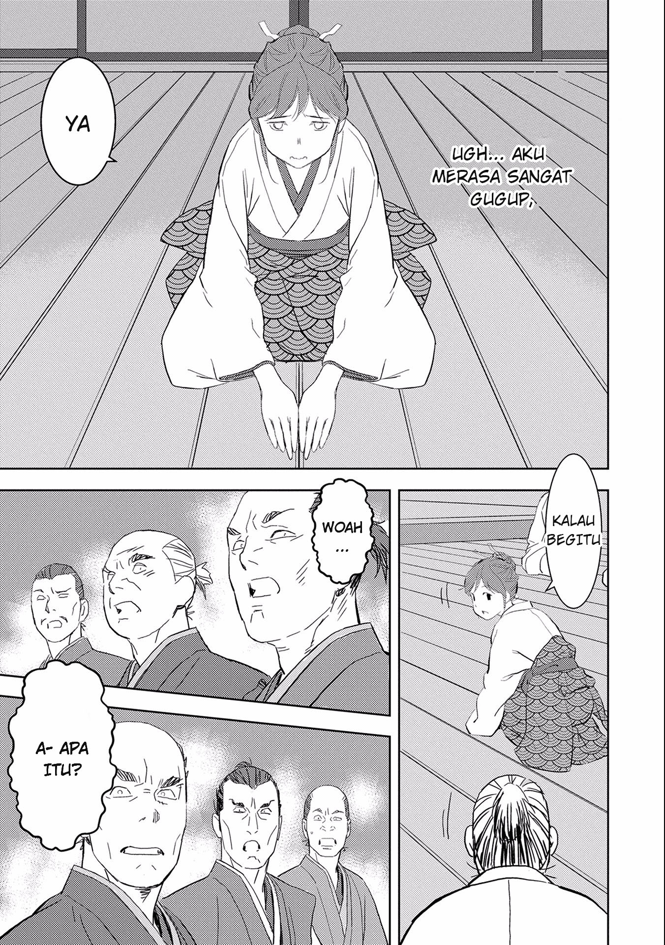 Sengoku Komachi Kuroutan: Noukou Giga Chapter 5 - halaman 11