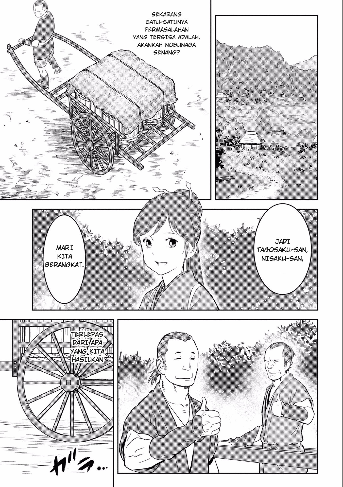 Sengoku Komachi Kuroutan: Noukou Giga Chapter 5 - halaman 7