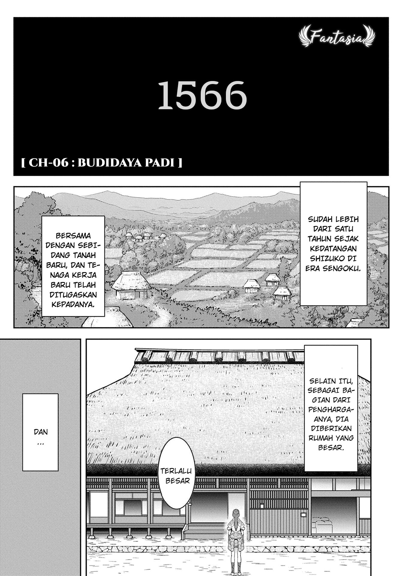 Sengoku Komachi Kuroutan: Noukou Giga Chapter 6 - halaman 4