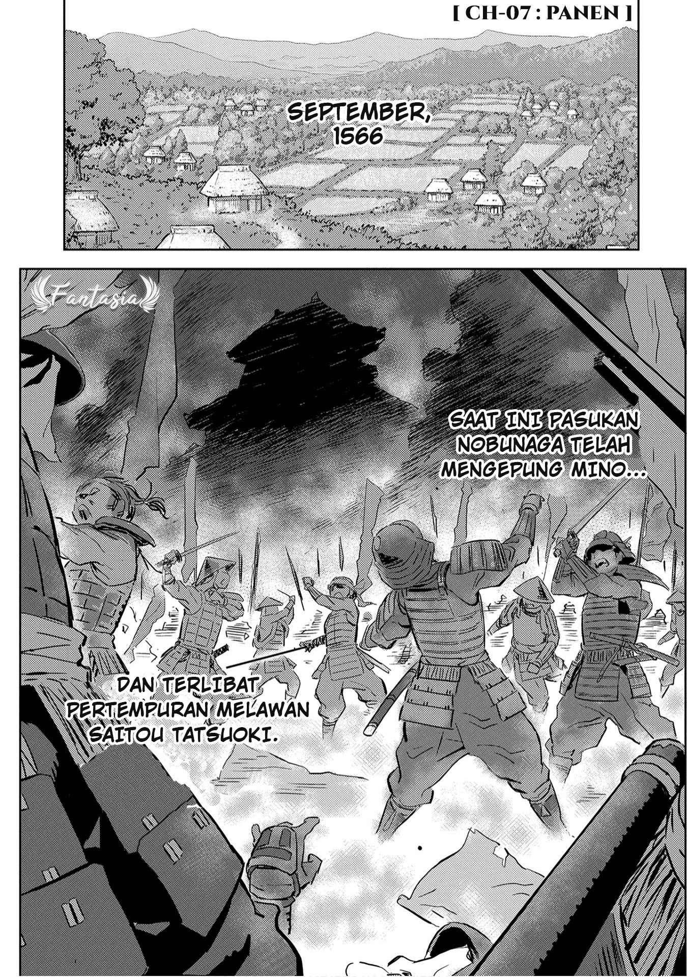 Sengoku Komachi Kuroutan: Noukou Giga Chapter 7 - halaman 3
