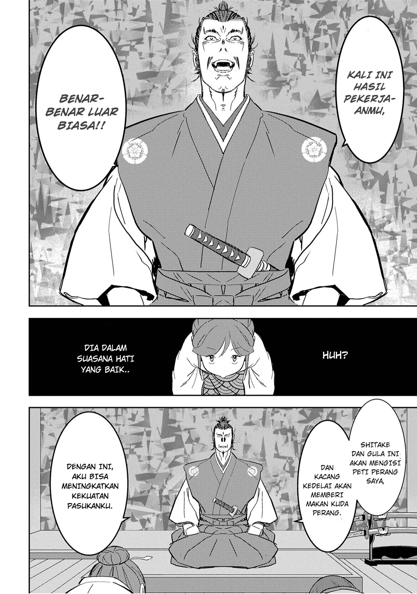 Sengoku Komachi Kuroutan: Noukou Giga Chapter 9 - halaman 14