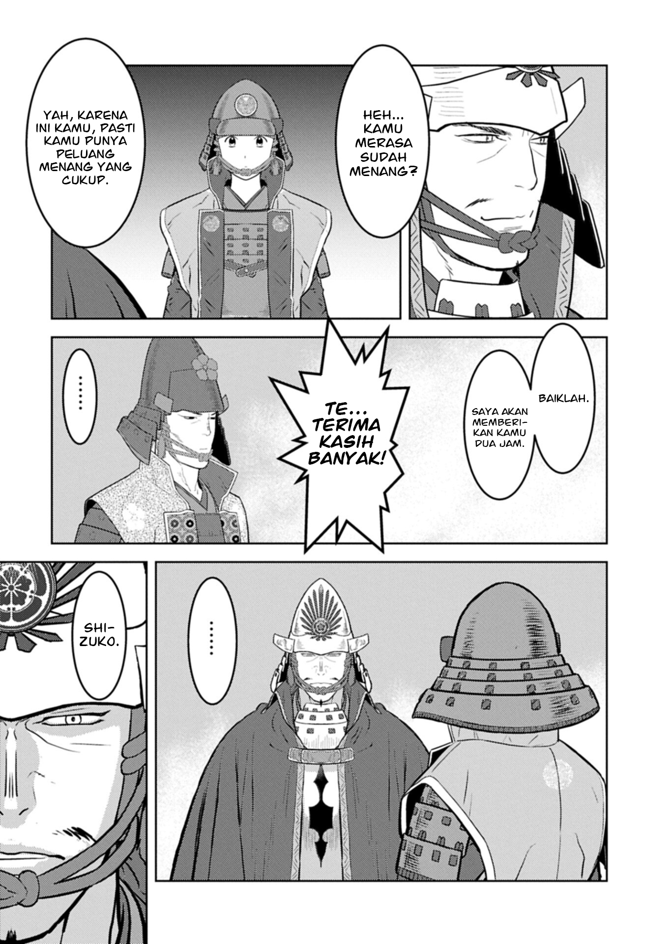 Sengoku Komachi Kuroutan: Noukou Giga Chapter 99 - halaman 4