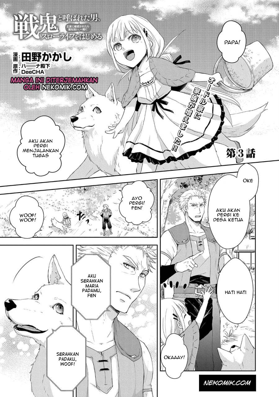 Senki to Yobareta Otoko, Ouke ni Ansatsu saretara Musume wo Hiroi, Issho ni Slow Life wo Hajimeru: Innocent Days Chapter 3 - halaman 2